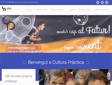 Tablet Screenshot of culturapractica.cat